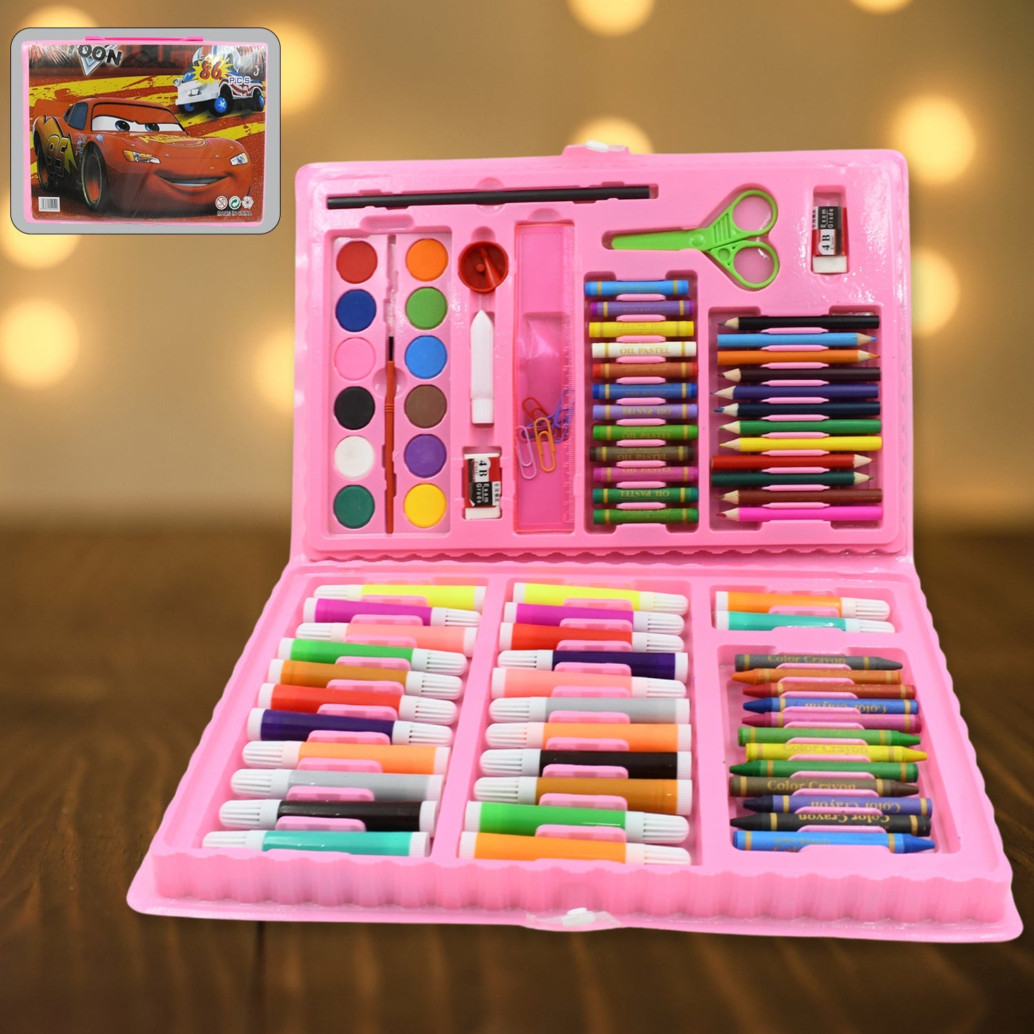 17978 Art Set Kids Art Supplies Coloring Case Kit Painting & Drawing Sets for Kids Boys Girls Gifts Toys Age 4 & Above - Mix Colors, Kids Colorful Bag (86 Pcs Set) 17978 Art Set Kids Art Supplies Coloring Case Kit Painting & Drawing Sets for Kids Boys Girls Gifts Toys Age 4 & Above - Mix Colors, Kids Colorful Bag (86 Pcs Set)